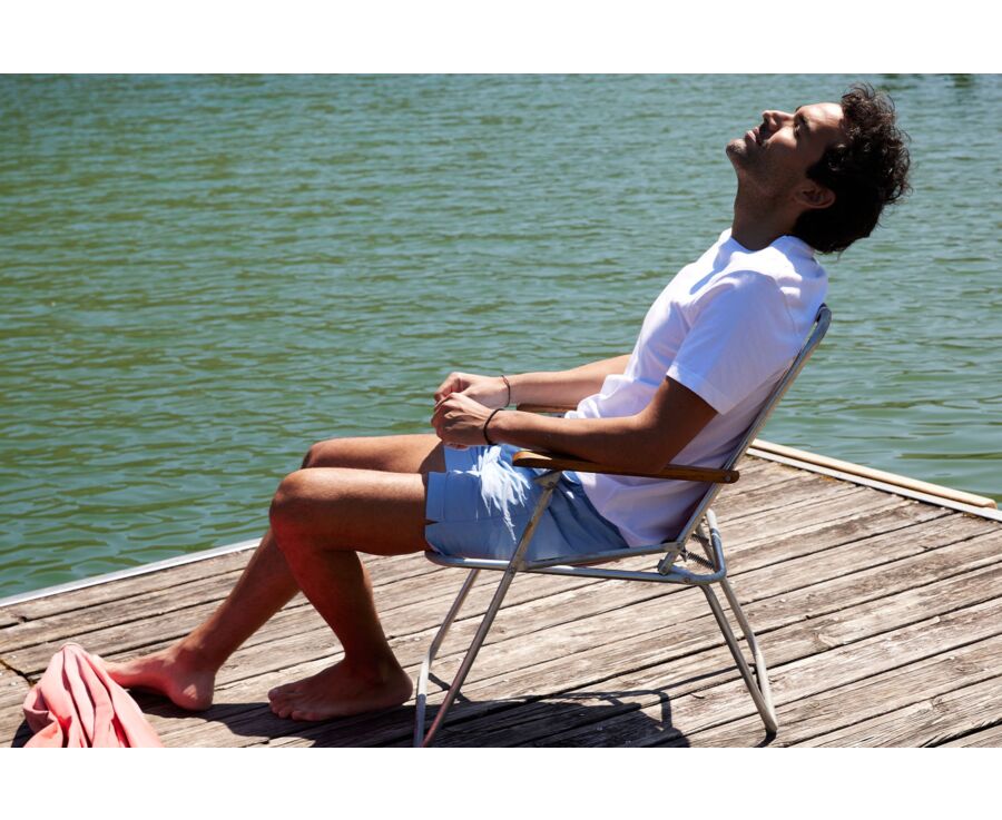 Maillot de bain homme Bleu clair - BRENTAN