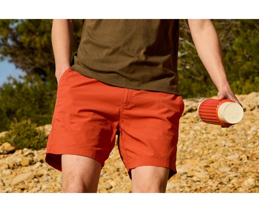 Short de bain homme Rouge Basque - BRENTAN