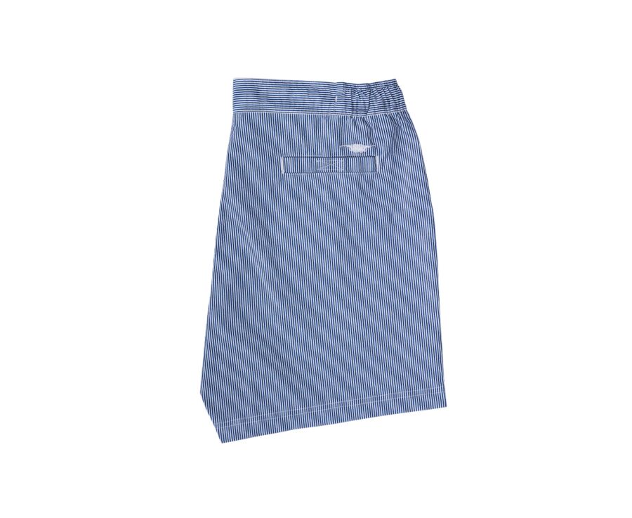 Short de bain homme rayé Navy - BRENTAN