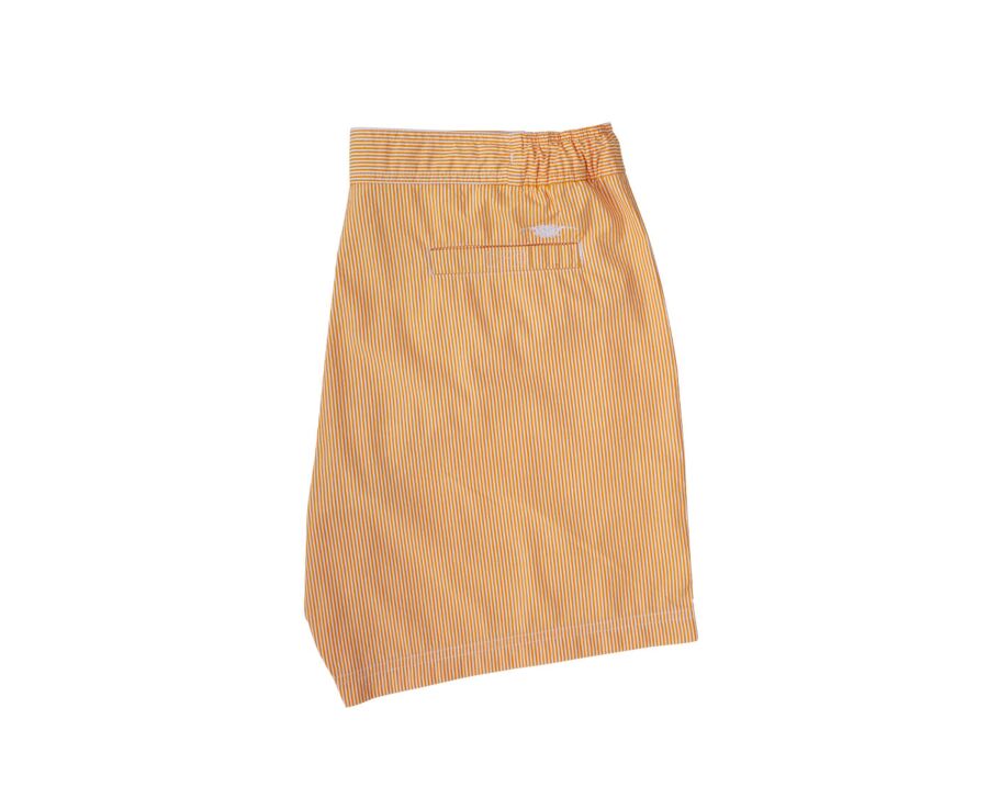Short de bain homme rayé Orange - BRENTAN