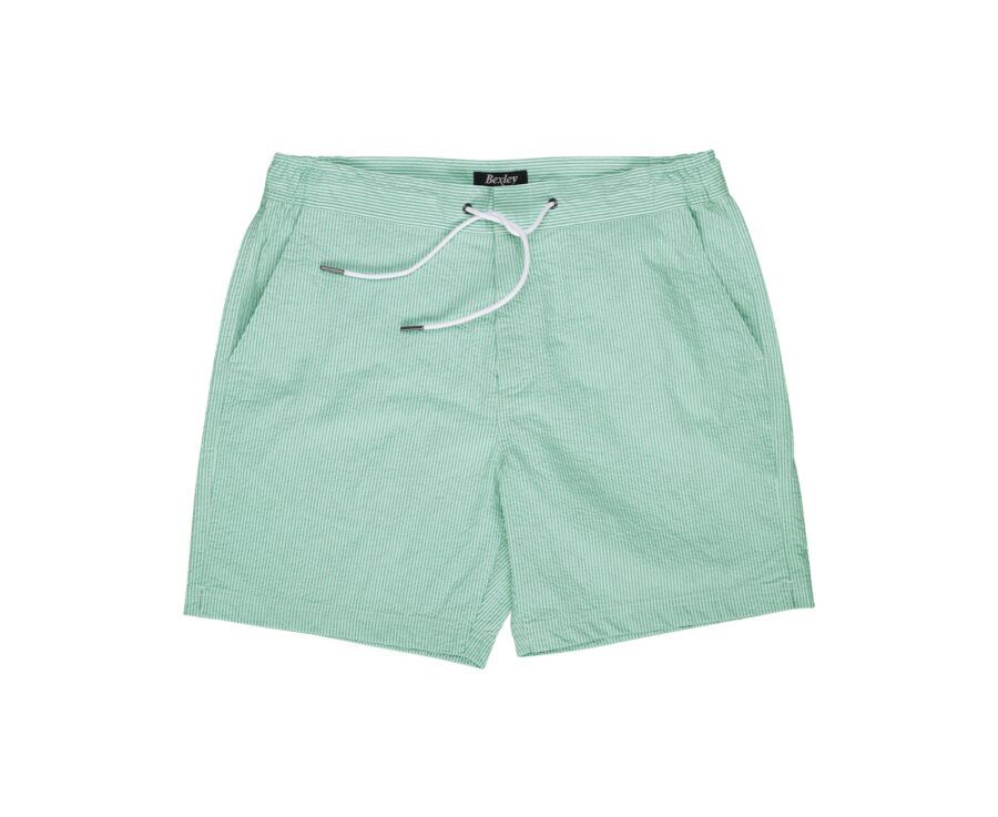 Short de bain homme rayé Vert - BRENTAN