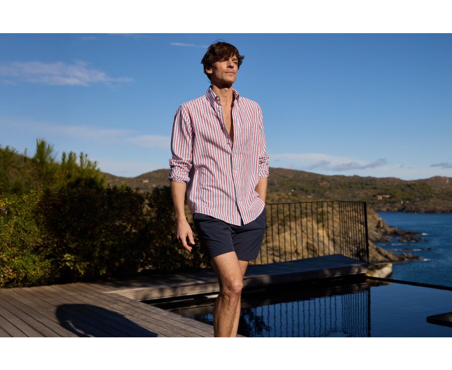 Short de bain homme Bleu pétrole - BRENTAN