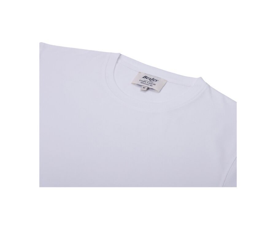 Tee-shirt coton bio uni Blanc - EDGAR III