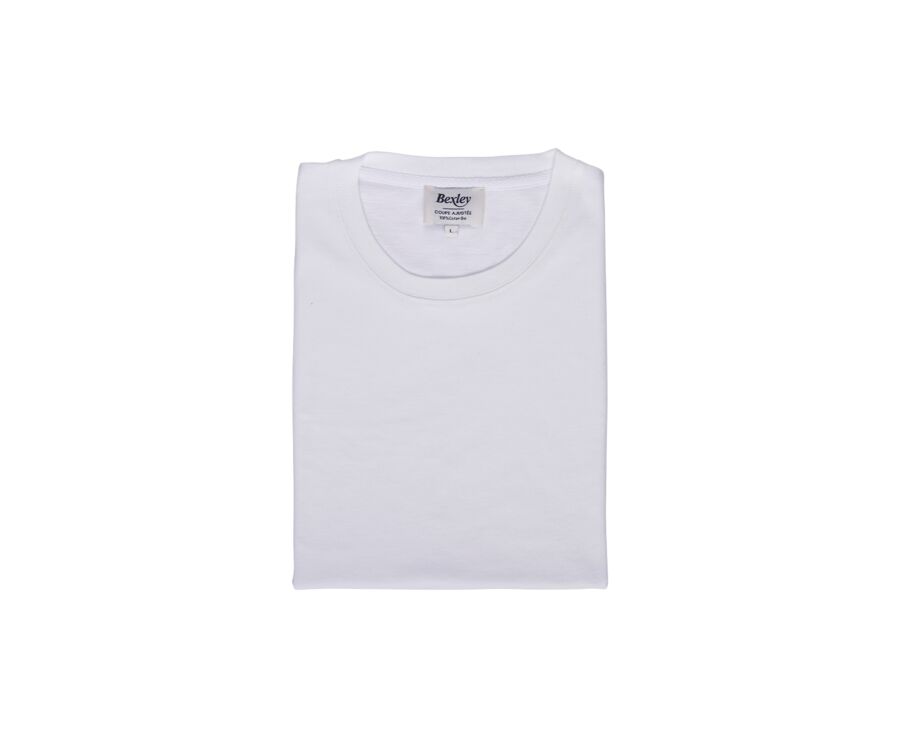 Tee-shirt coton bio uni Ecru - EDGAR III
