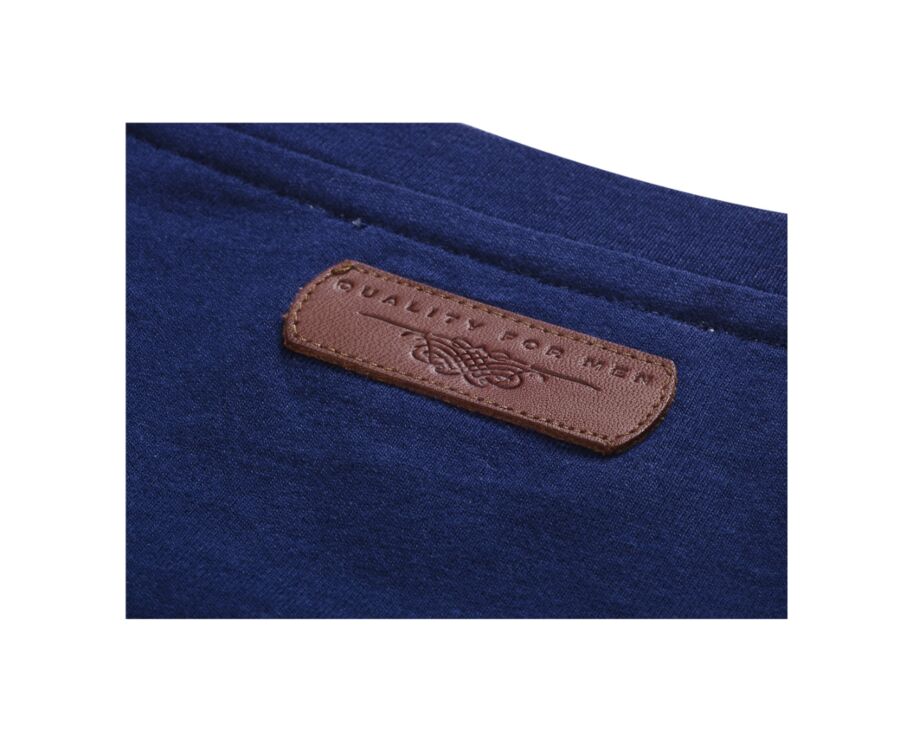 Tee-shirt coton bio uni Navy - EDGAR III