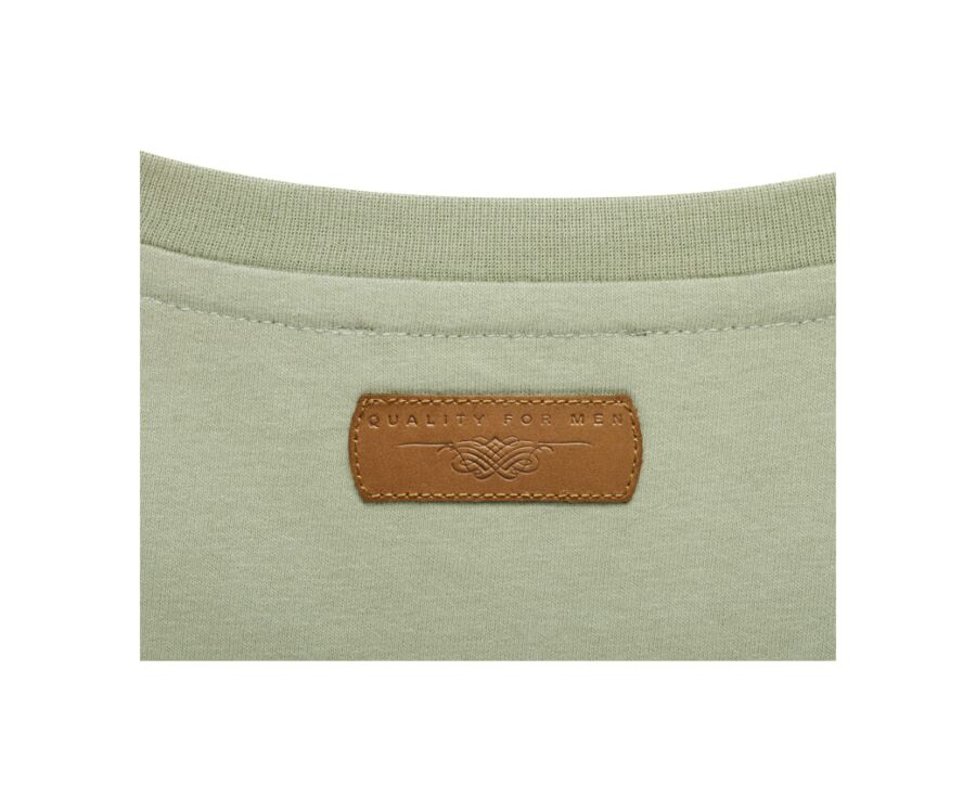 Tee-shirt coton bio uni Vert Tilleul - EDGAR III