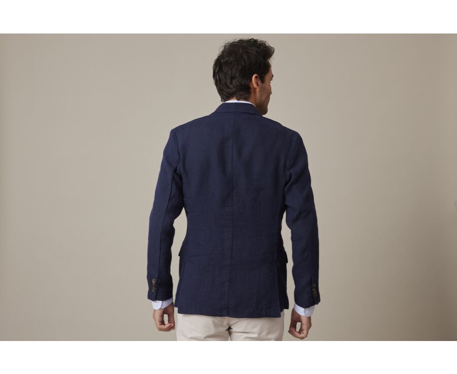 Blazer lin homme Navy - LUBIN