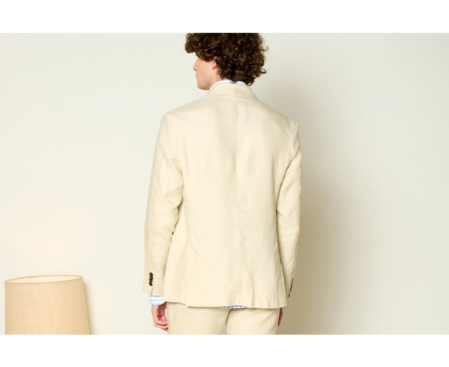 Blazer lin homme Beige Clair - LUBIN