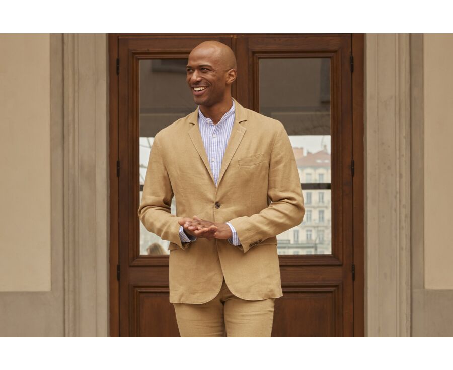 Blazer lin homme Desert - LUBIN