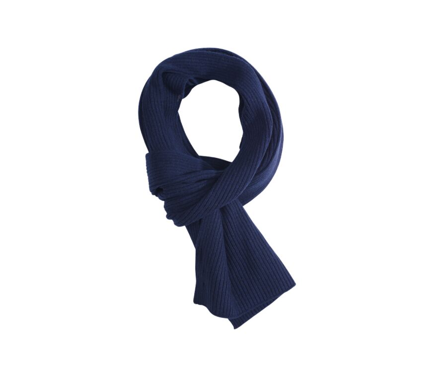 Écharpe Laine Homme Bleu Marine