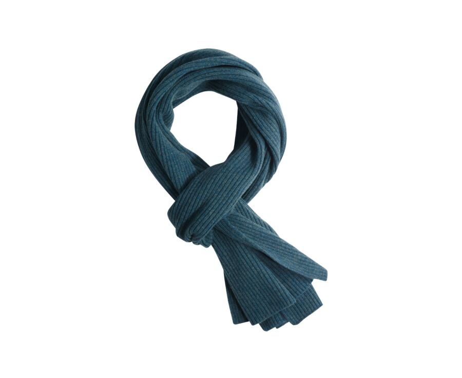 Écharpe Lambswool Homme Vert Foncé Chiné