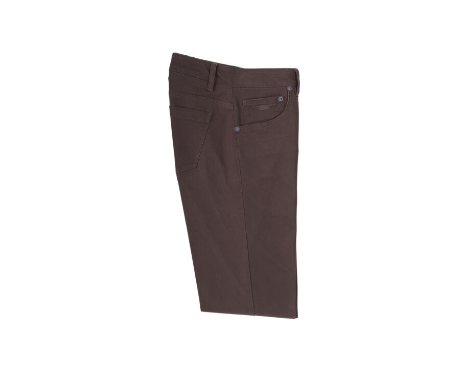 Pantalon 5 poches homme Chocolat - KARSON