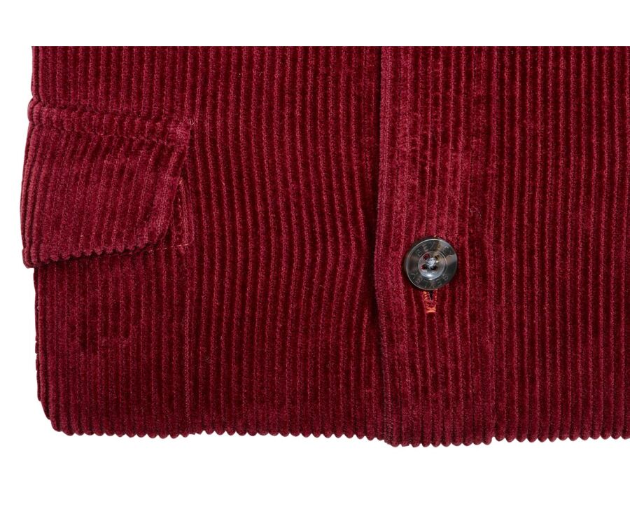 Surchemise en velours - Bordeaux - VICTORIN