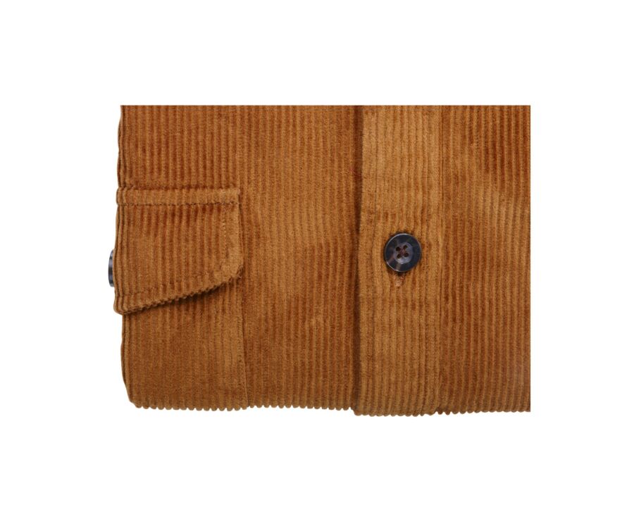 Surchemise en velours Chamois - VICTORIN
