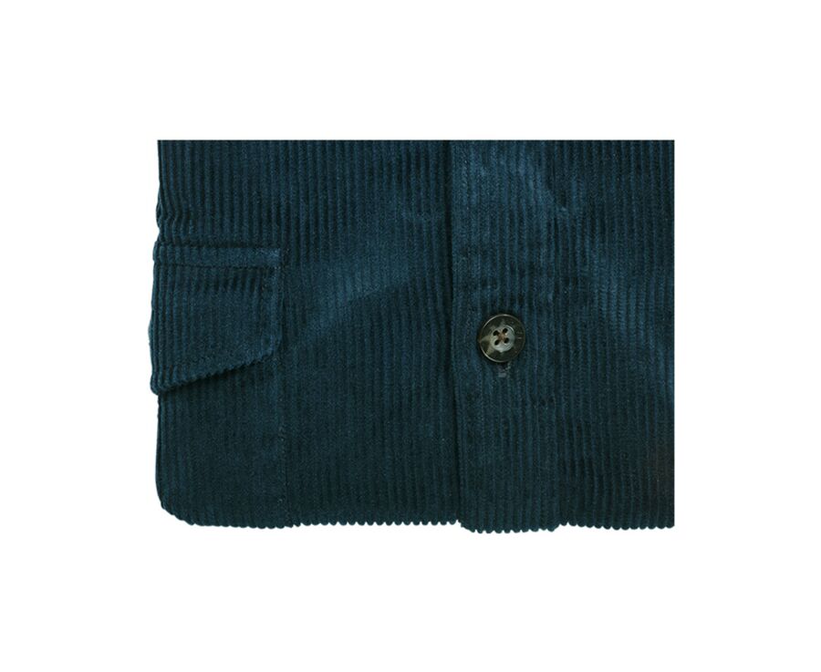Surchemise en velours Vert Sombre - VICTORIN