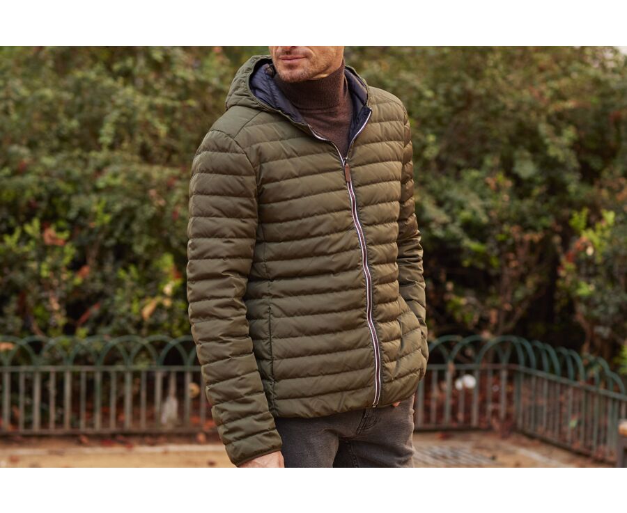 Doudoune légère homme à capuche Kaki - SIVERT II