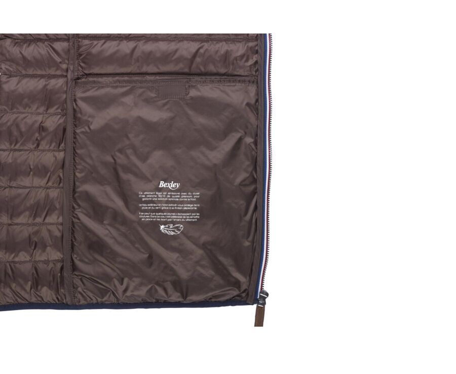 Doudoune à capuche homme légère Marine - SIVERT II