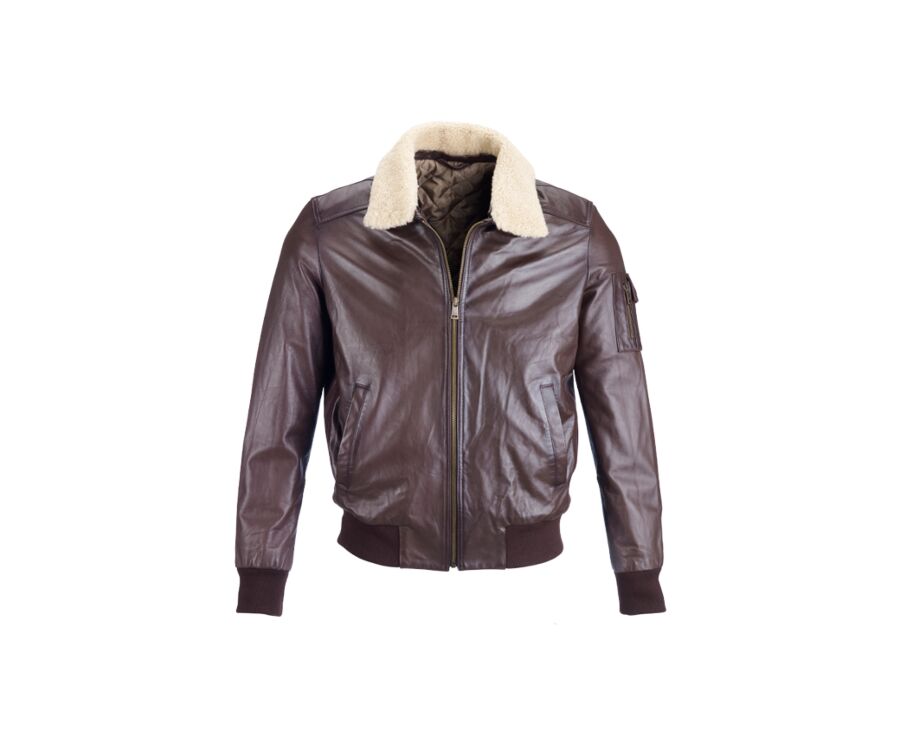 Blouson aviateur homme Marron - EVERETT II