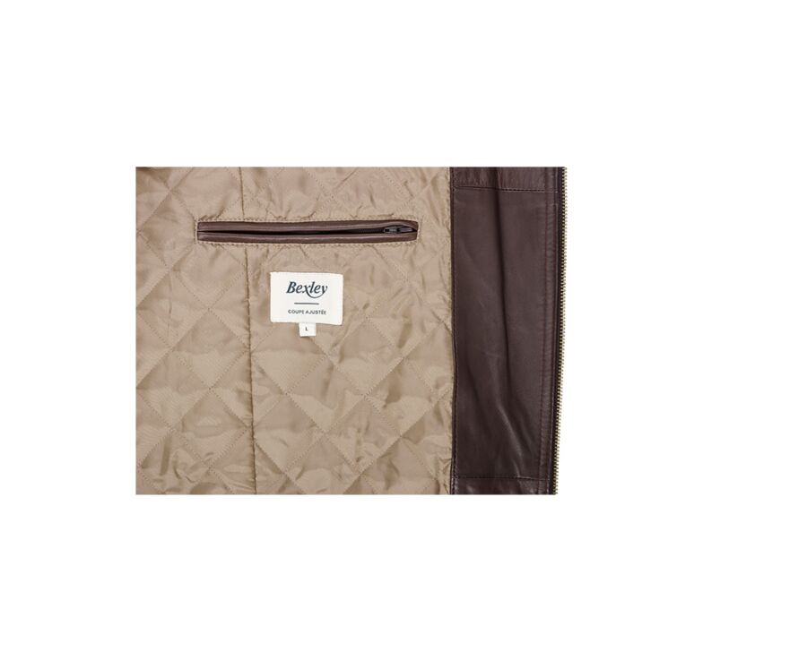 Blouson aviateur homme Marron - EVERETT II