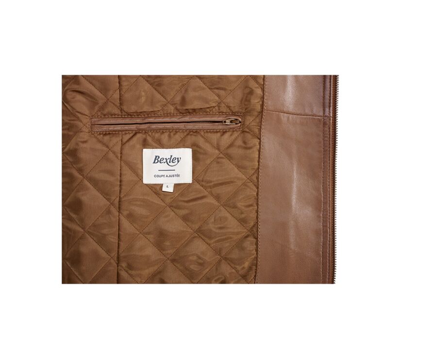 Blouson aviateur homme Cognac - EVERETT II