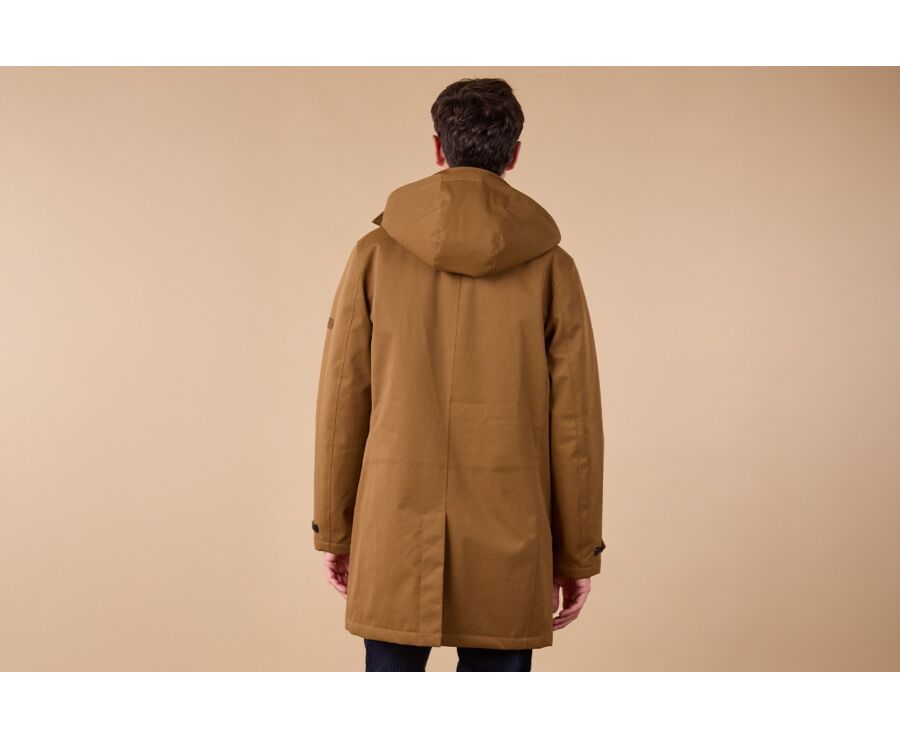 Trench matelassé homme Marron  - AURESTILDE