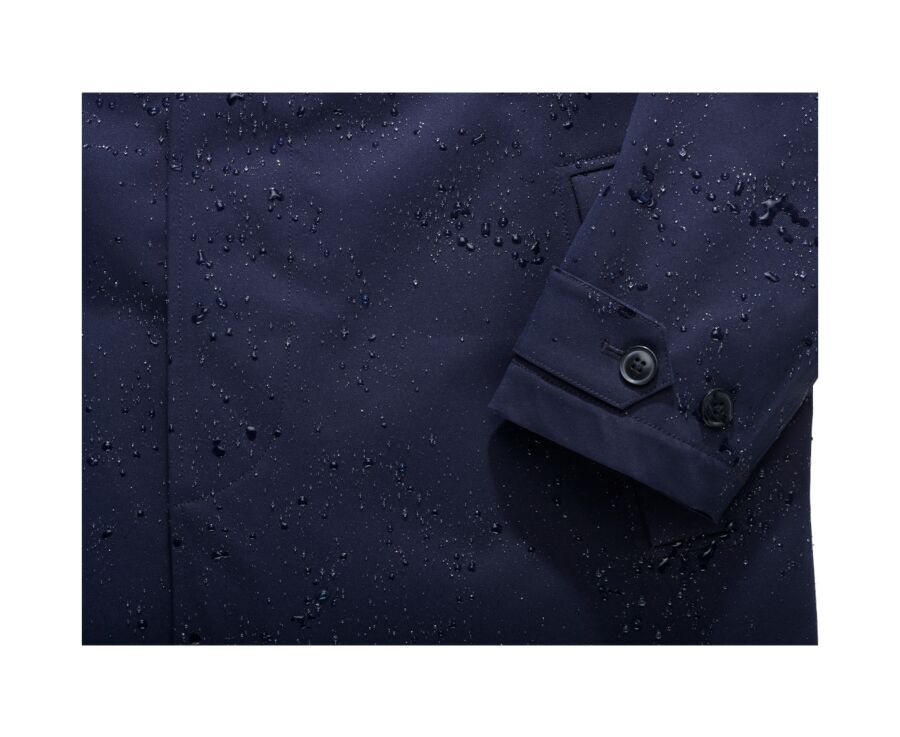 Trench matelassé homme Navy foncé  - AURESTILDE