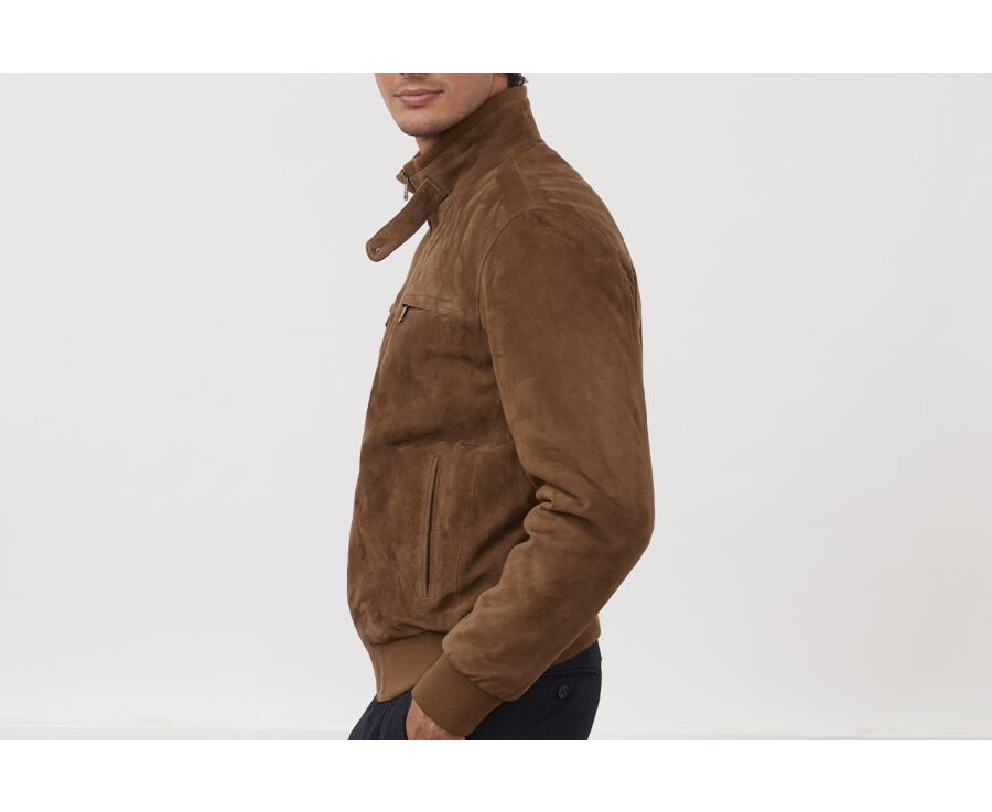 Blouson homme Velours Tabac - CAYDEN