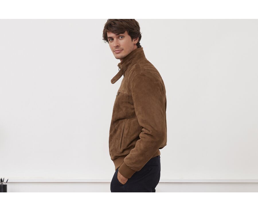 Blouson velour homme online