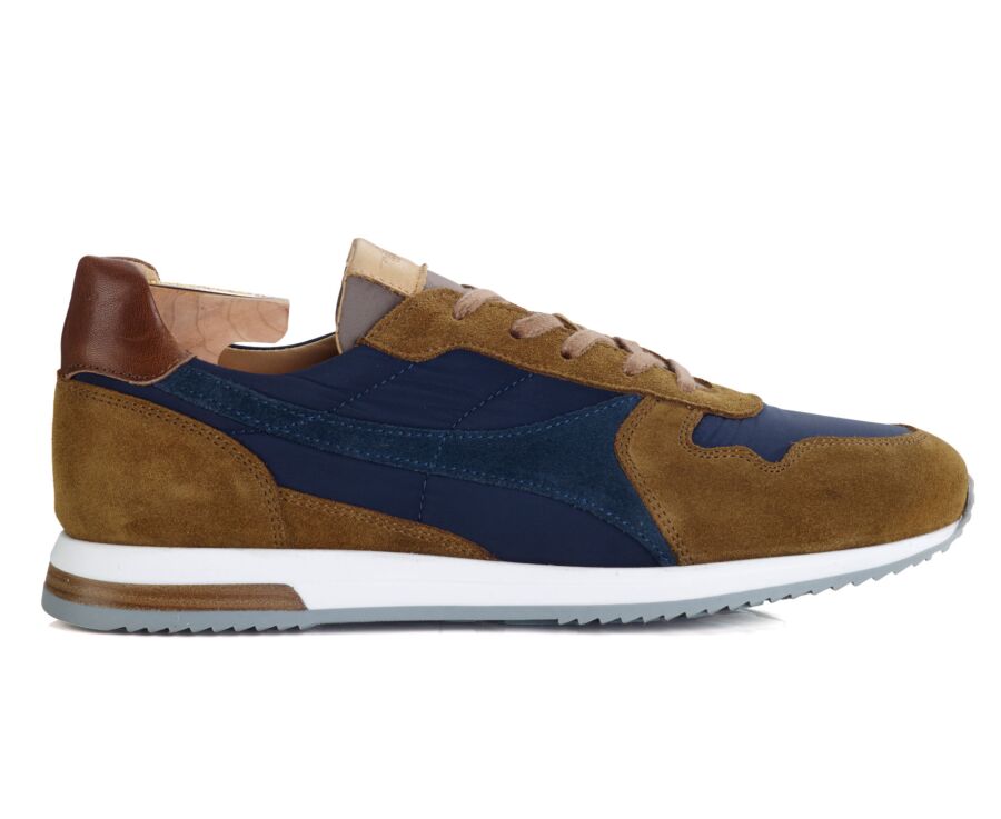 Sneakers homme Chamois et Navy - BOLWARRA