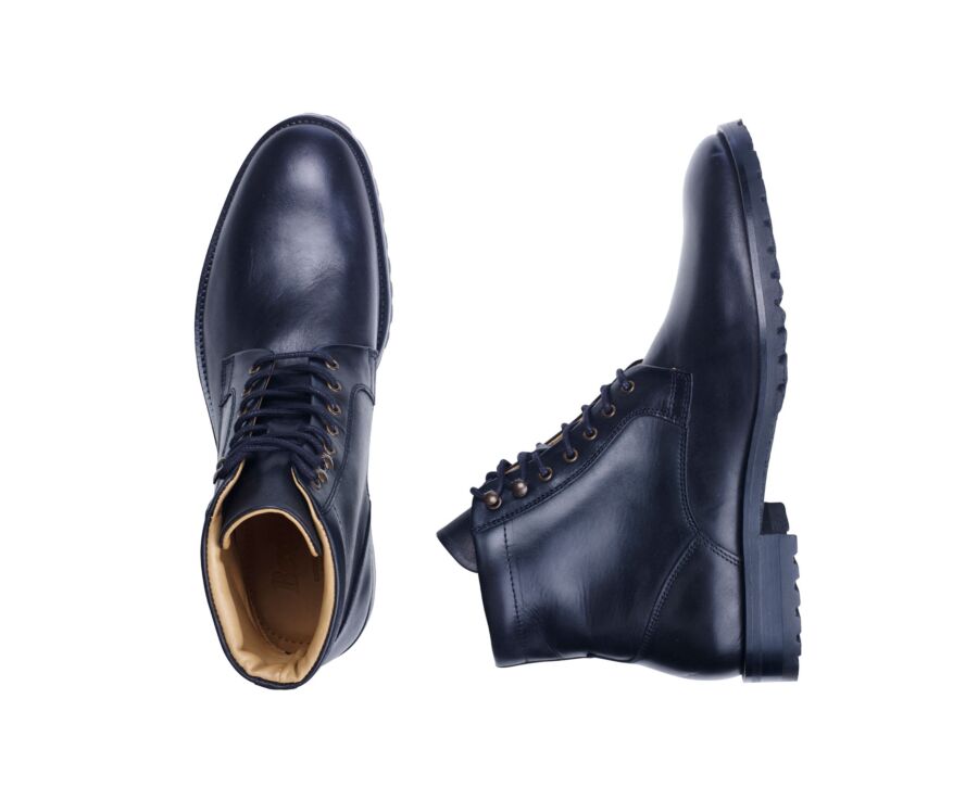 Boots cuir homme Noir Patiné - BARDFIELD