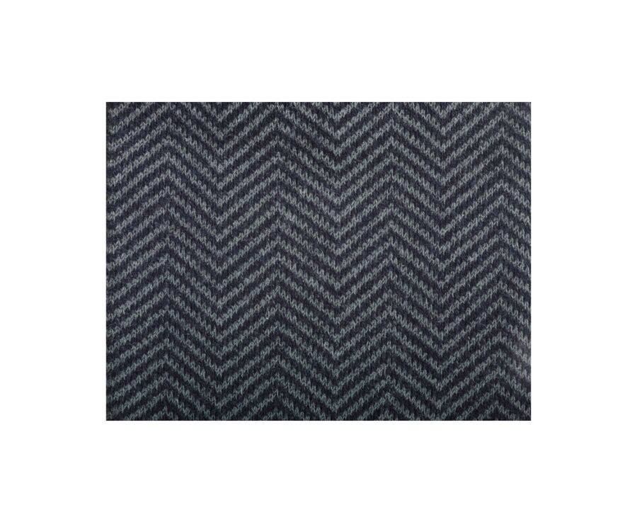 Chaussettes homme épaisses coton motif chevrons Navy et Vert
