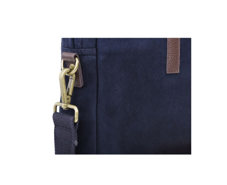 Cartable en velours marine - HARWINTON
