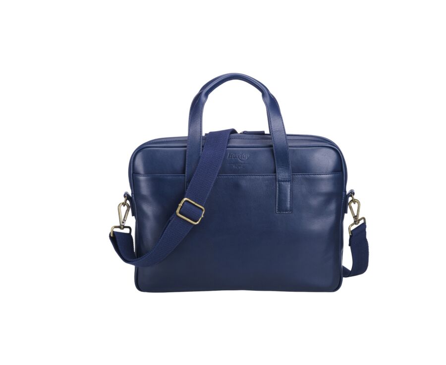 Cartable en cuir Navy - HARWINTON