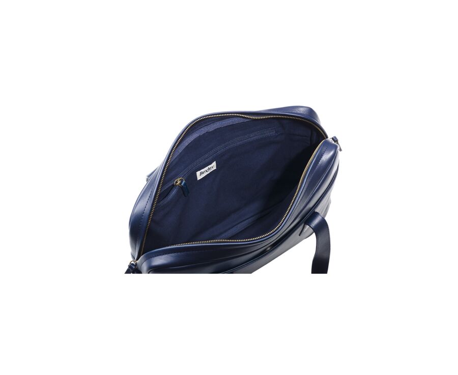 Cartable en cuir Navy - HARWINTON