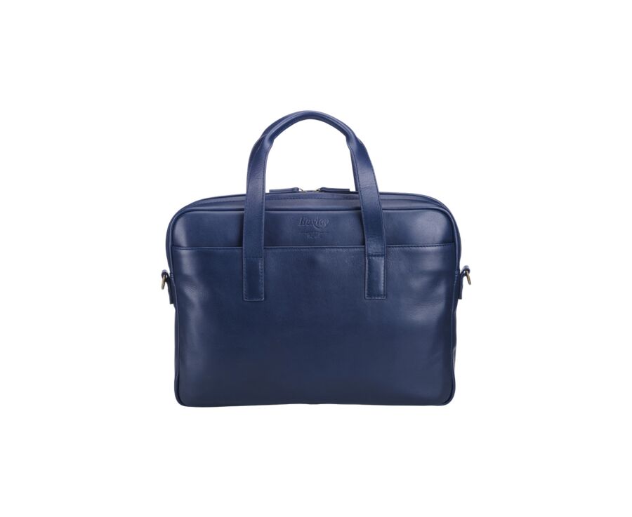 Cartable en cuir Navy - HARWINTON