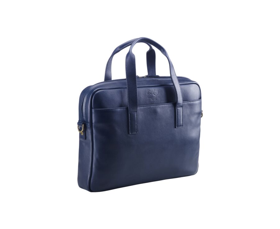 Cartable en cuir Navy - HARWINTON