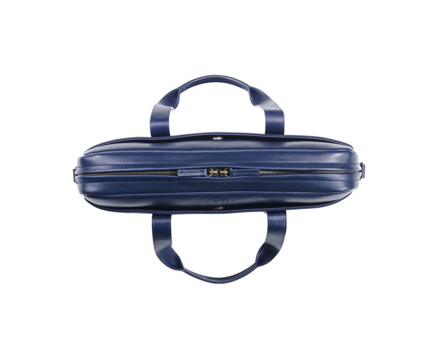 Cartable en cuir Navy - HARWINTON