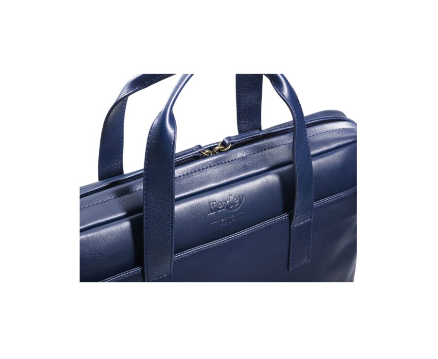 Cartable en cuir Navy - HARWINTON