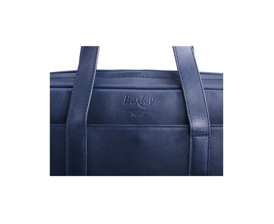 Cartable en cuir Navy - HARWINTON