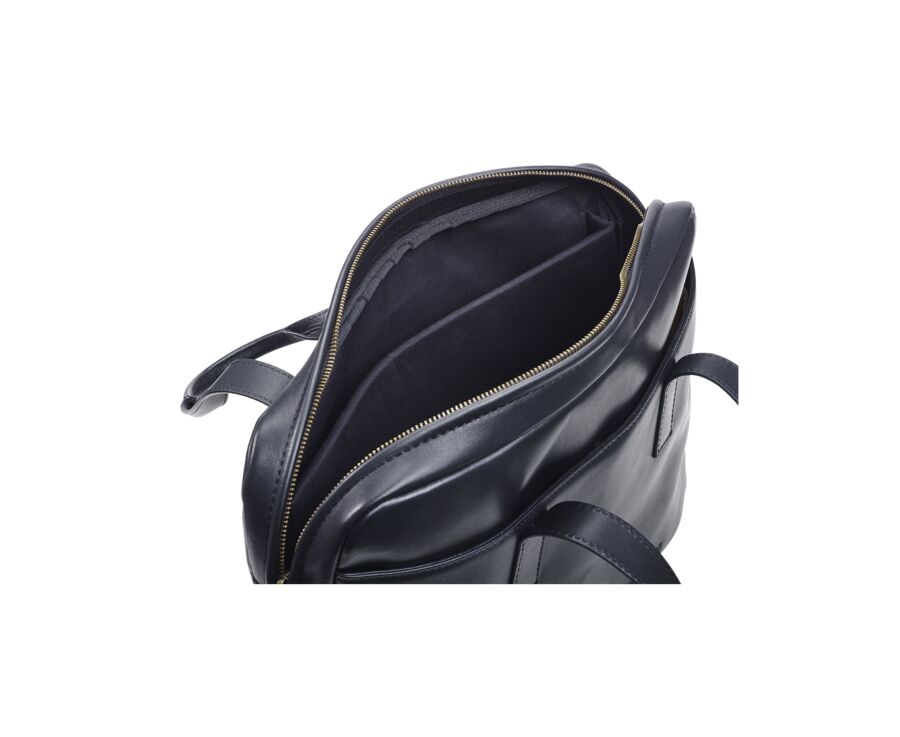 Cartable en cuir Noir - HARWINTON