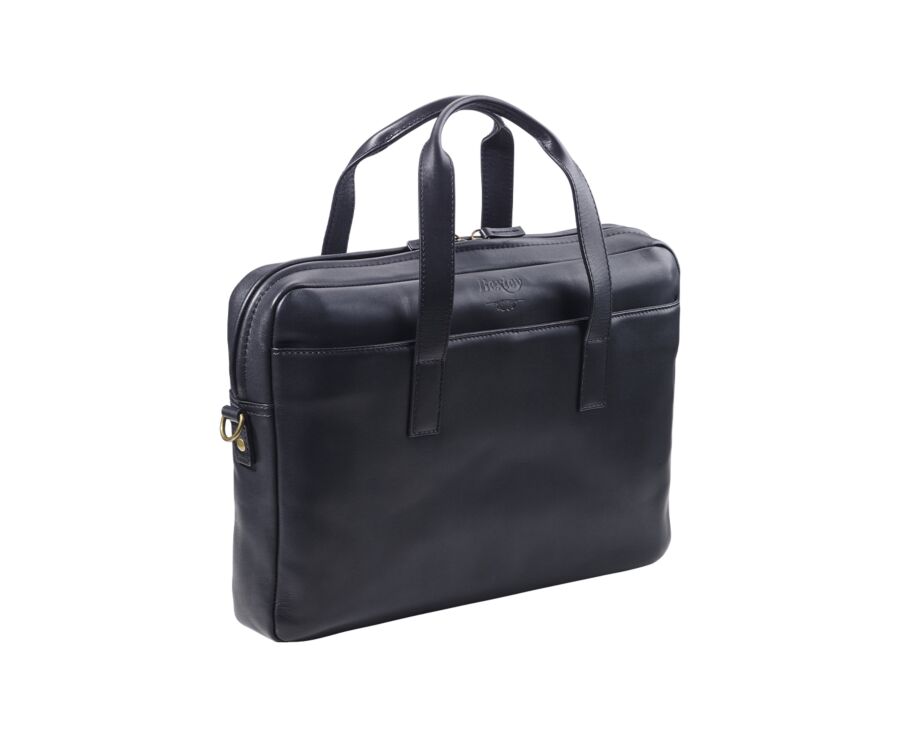 Cartable en cuir Noir - HARWINTON