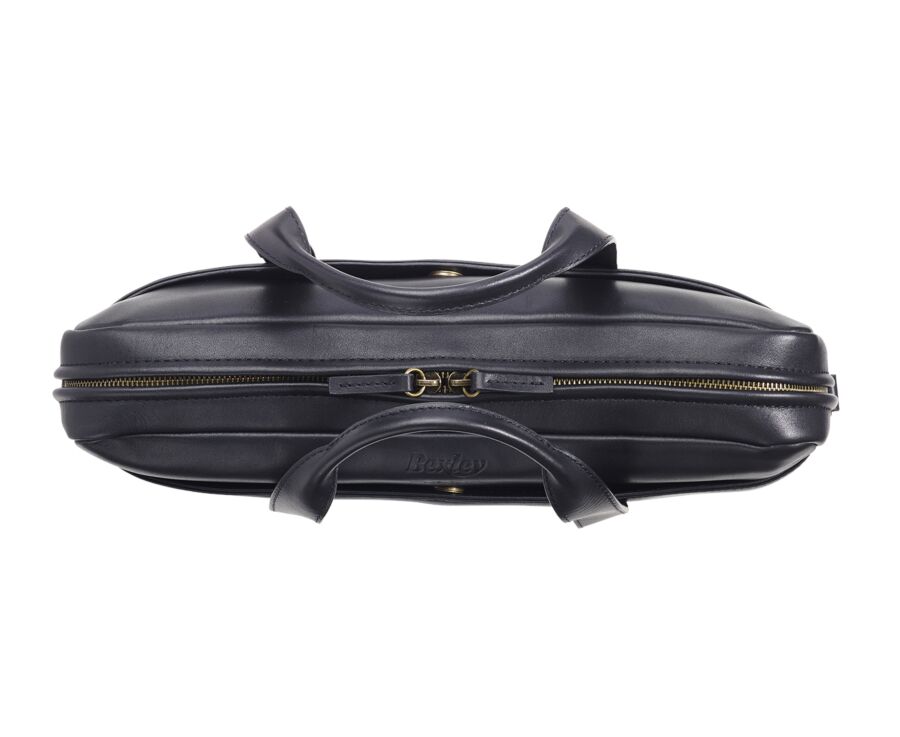 Cartable en cuir Noir - HARWINTON