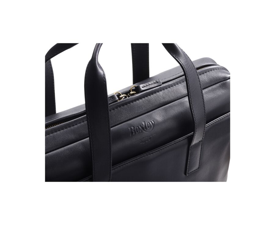 Cartable en cuir Noir - HARWINTON