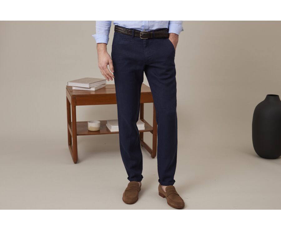 Pantalon chino homme Navy - KYLSON