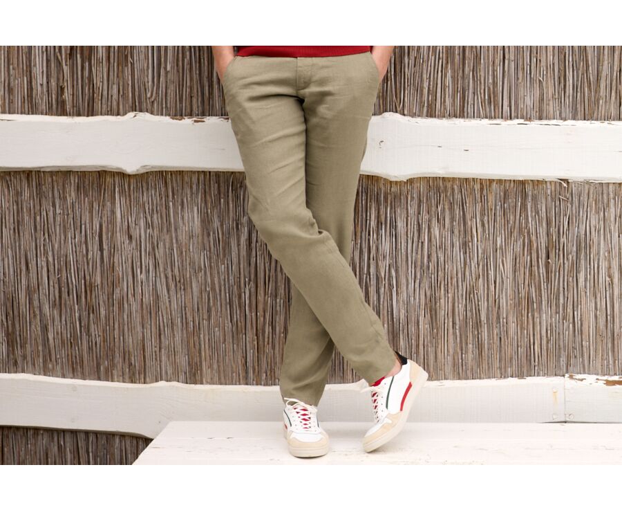 Pantalon chino homme Taupe - KYLSON