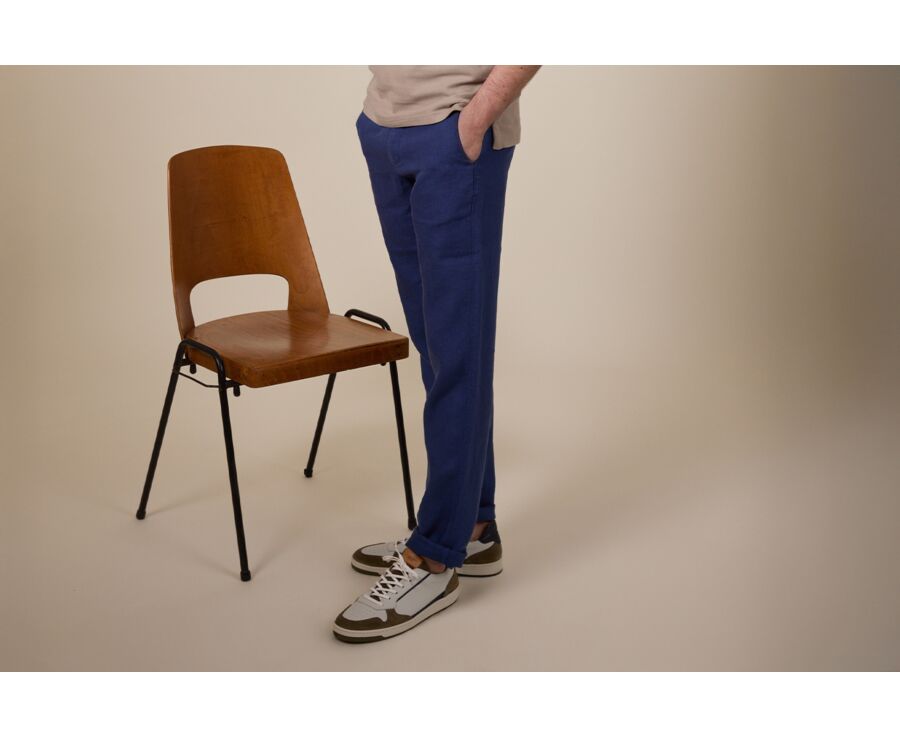 Pantalon chino homme Bleu Indigo - KYLSON