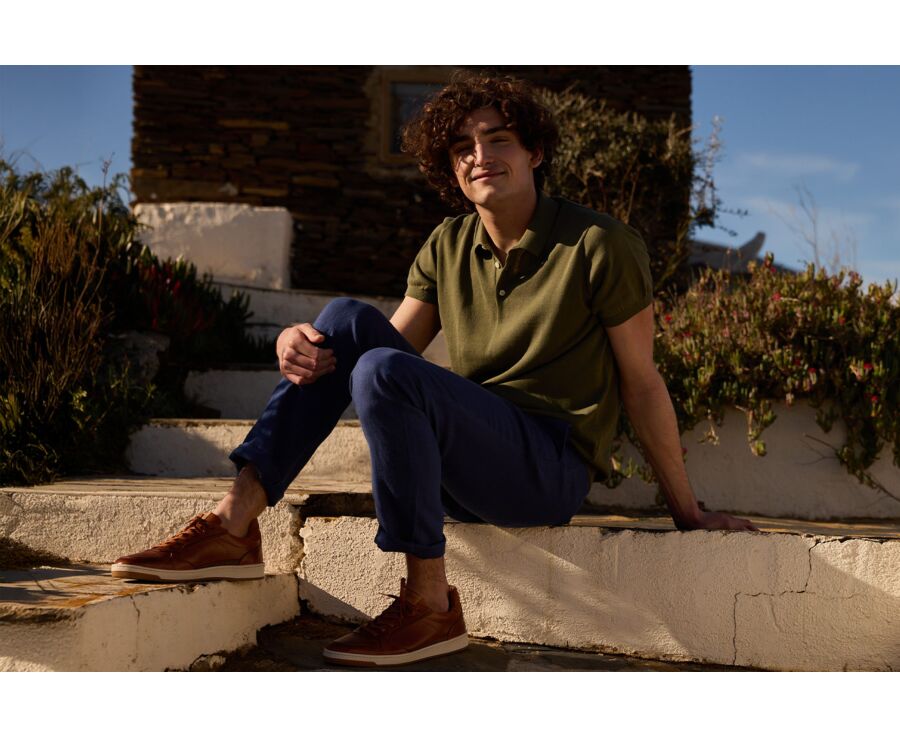 Pantalon chino homme Bleu Indigo - KYLSON