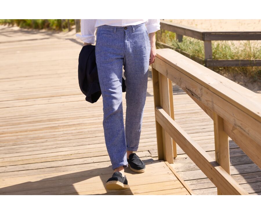 Pantalon chino homme Bleu Kylson | Bexley