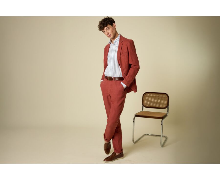 Pantalon chino homme Terracotta - KYLSON