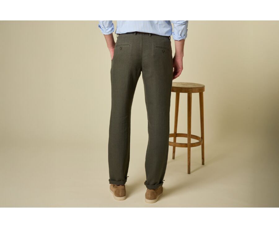 Pantalon chino homme Olive Foncé - KYLSON